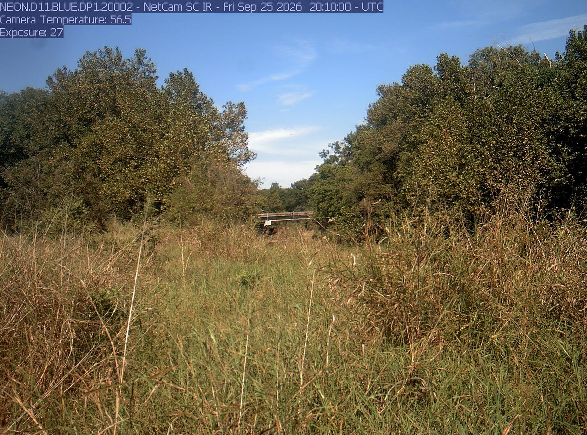 Today from the NEON.D11.BLUE.DP1.20002 camera, 35 km from Chickasaw National Recreation Area