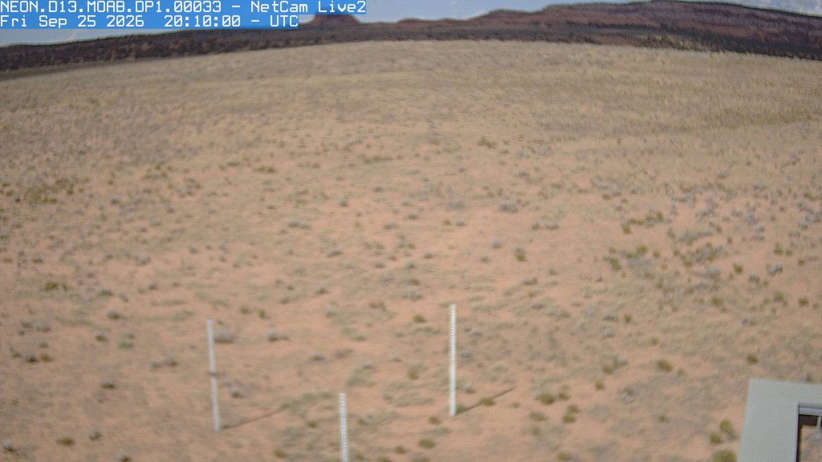 Today from the NEON.D13.MOAB.DP1.00033 camera, 43 km from Canyonlands National Park