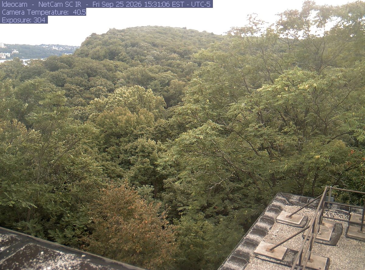 Today from the ldeocam camera, 46 km from Gateway National Recreation Area