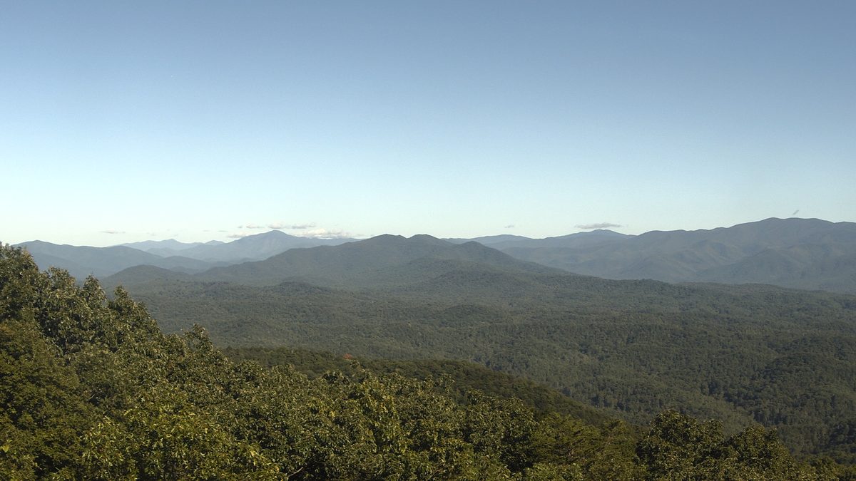 Today from the nps-grsm-look-rock-webcam camera, inside Great Smoky Mountains National Park